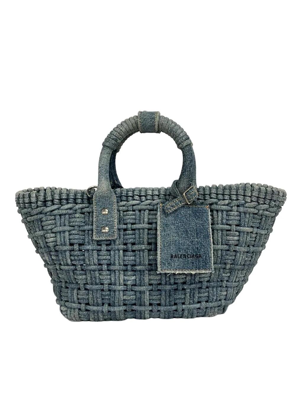 Balenciaga Bistro Xs Basket Blue Denim #289807B65B